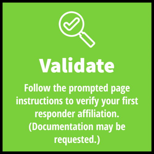 Validate As A First Responder